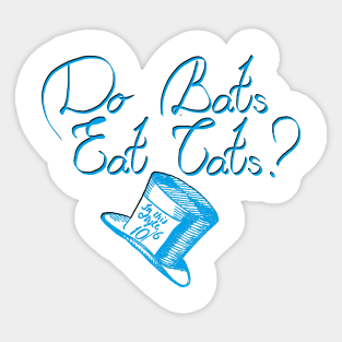 Do bats eat cats? Sticker